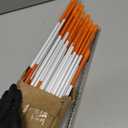 50 PCS 48" Driveway Markers, 5/16" Fiberglass Snow Stakes & Reflective Tape