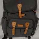 RAINSMORE Camera Bag Backpack for DSLR/SLR Mirrorless 15.6 Inch Laptop Camera Back Pack for Photographers Anti-Theft Photography Bags Case with Tripod Holder & Rain Cover, Black