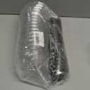 20 Pack Plastic Martini Glasses Disposable 5oz 7oz with 50 Cocktail Sticks Bundle, Disposable Plastic Cocktail Margarita Glasses Cups for Parties Wine Champagne Ice Cream (20, 4.8 oz)