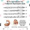 Resurhang 48 Sets Veterinary Receptionist Gift Cute Paw Ballpoint Pens with Bookmarks Bags Appreciation Thank You Gift for Assistant Receptionis Volunteer Veterinary Nurse