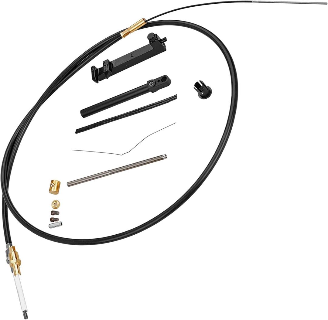 865436A02 Lower Shift Cable Kit Fit for Mercruiser Shift Cable MC-I MR Alpha One Gen I and Alpha One Gen II Replace for Mercruiser 19543A10 19543A8