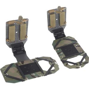 90 Rotating Tactical Plate Carrier Vest Attachments Universal Phone Chest Mount for Larger Screen Size 4.7"-7.8" Molle Accessories Foldable Navigation Adjustable Phone Holder Board (Camo)