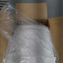 Cesun Small Bathroom Trash Can with Lid Soft Close, Step Pedal, 5 Liter / 1.3 Gallon Stainless Steel Garbage Can with Removable Inner Bucket, Waste Basket for Bathroom, Bedroom (White)