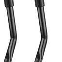 Tandefio 2 Pcs Wheelchair Brake Extenders Wheelchair Brake Handle Extensions for Transport Chair Reclining Braking Parts Adults and Seniors with Limited Mobility New Wheel Chair Users(Black,5 Inch)