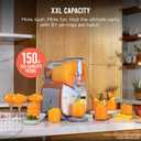 Ninja SLUSHi Max XXL Smart Frozen Drink Maker, Top Performance, Smart Technology, Party-Size 150 Oz Capacity, No Ice Needed, 6 Programs, Ideal Temp, Texture up to 12 Hours, Peach, FS605