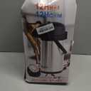 Coffee Carafe for Keeping Hot - Gezoss 102OZ / 3L Airpot Coffee Dispenser with Pump - Large Coffee Carafe for Hot Drinks Tea Liquid - Insulated Stainless Steel Hot Water Beverage for Parties,Black