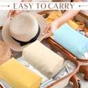 Sanwuta 9 Pcs Makeup Bags Bulk PU Double Zippers Cosmetic Bag Makeup Toiletry Small Pouch Portable Travel Organizers Case for Women Bridesmaid Proposal Gifts(Macaron Colors)