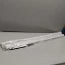 LazBlinds No Tools No Drill Cordless 1" Vinyl Mini Blinds, 100% Privacy S-Curve Blinds for Indoor Windows, Room Darkening Horizontal Window Blinds and Shades for Home, 45" W x 48" H, White