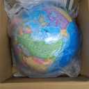 World Globe for Children and Adults, 12 inch Educational Spinning Earth Map with Stand, SelfAssembled Interactive World Globes for Kids Learning, Classroom, Students Desk, Room and Office Decor