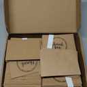 BEST PAPER GREETINGS 120 Pack 3.5x5-inch Bulk Kraft Thank You Cards with Envelopes - Blank Appreciation Gift Notes for Wedding, Teachers and Kids