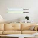 2 x Lightsaber Wall Mount, Sword Wall Mount, Light Saber Wall Mount Holder, Lightsaber Stand, Light Saber Holder for Wall(2 Sets)