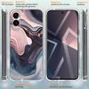 for Samsung Galaxy S25 Edge Case 5G 6.65", [10FT Military Grade Drop Test] Marble Planet Soft Slim TPU Protective Shockproof Phone Case CoverNight