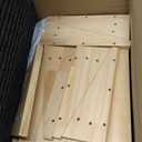 Adjustable Dog Ramp for Stairs with 3 Heights, Anti-Slip Small Dog Ramp for Indoor & Outdoor, Solid Wood Pet Steps for Small/Senior/Injured Dogs, Gentle Slop Ramp for Stairs with Carpet Surface