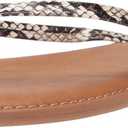 Amazon Essentials Women's Thong Sandal (13 Wide, Black White Snake Print)