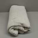 MDSASFD Velvet Couch Cover, Washable Sectional Sofa Cover, Anti Slip Sofa Slipcovers for 3 Cushion Couch Sofa L Shaped Recliner, Furniture Protector Covers for Pets Kids(White, Only 1 PCS)