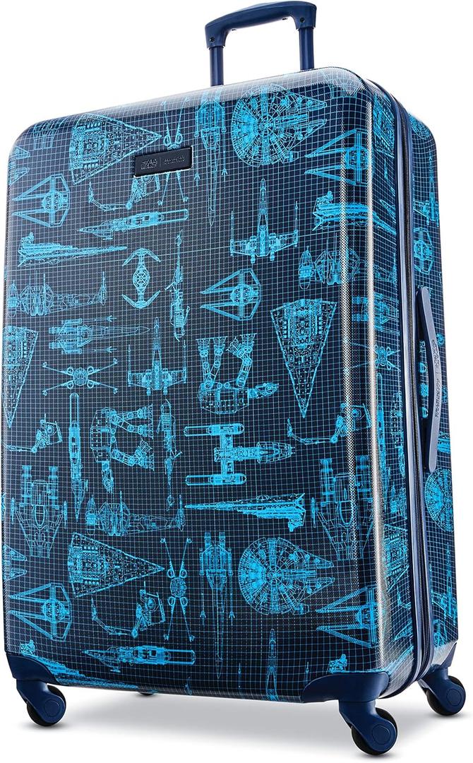American Tourister Star Wars Hardside Spinner Wheel Luggage, Intergalactic, Checked-Large 28-Inch