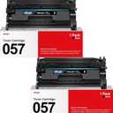 057 Toner Cartridge Replacement for Canon 057 Toner Cartridge CRG-057 057H to Use with MF445dw MF448dw MF449dw LBP226dw LBP227dw Printer (2 Black)