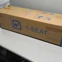 Bean Bag Chair, Lazy Floor Sofa Couch for Adults and Kids, Fireside Chair with Ergonomic Design, Memory Foam Lounge Chair for Living Room Bedroom, Office, Yellow