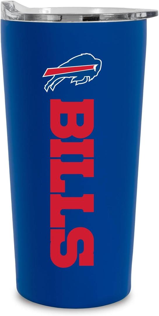 Rico Industries NFL Football Soft Touch, Easy Grip Tumbler