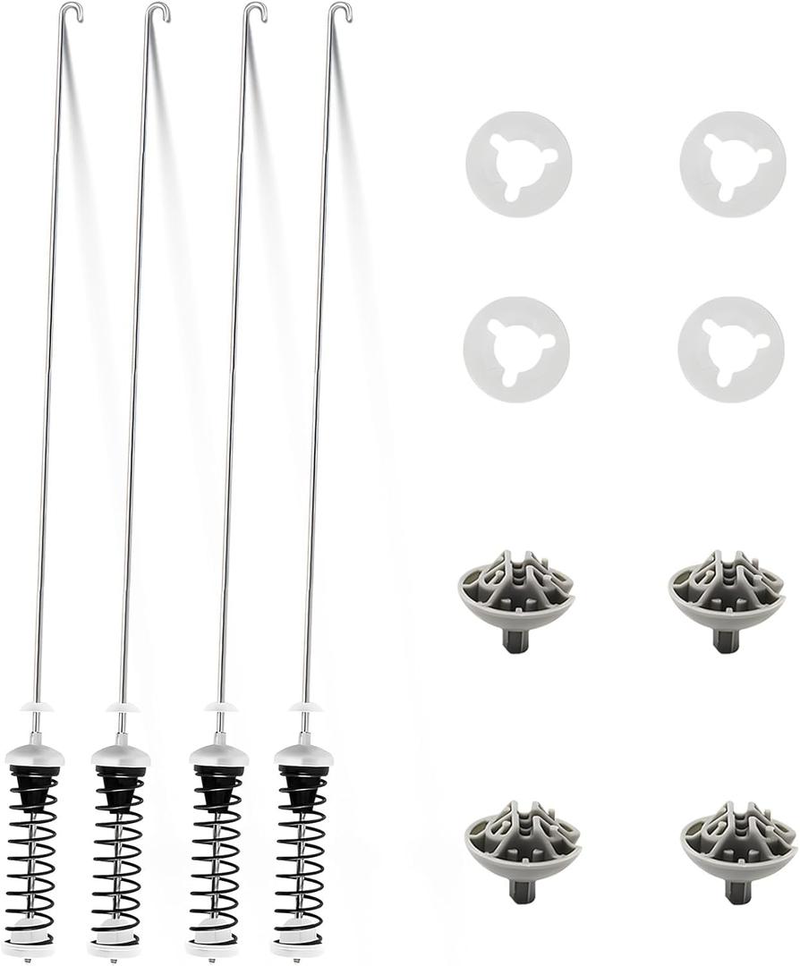 NTW4600YQ1 NTW4650YQ0 NTW4630YQ0 Washer Suspension Rods Replaces WTW4800XQ4 RTW4640YQ0 RTW4640YQ1 WTW4800XQ2 NTW4610YQ0 ATW4675YQ1 MVWC200XW2 WTW4800XQ0 NTW4700YQ1 MVWC200XW0 MVWC200XW3 Washer