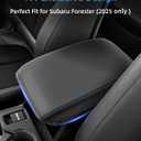 Center Console Armrest Cover for 2025 Subaru Forester | for 2025 Subaru Forester(Base/Premium/Sport/Limited/Touring),2025 Subaru Forester Accessories(Blue Line)