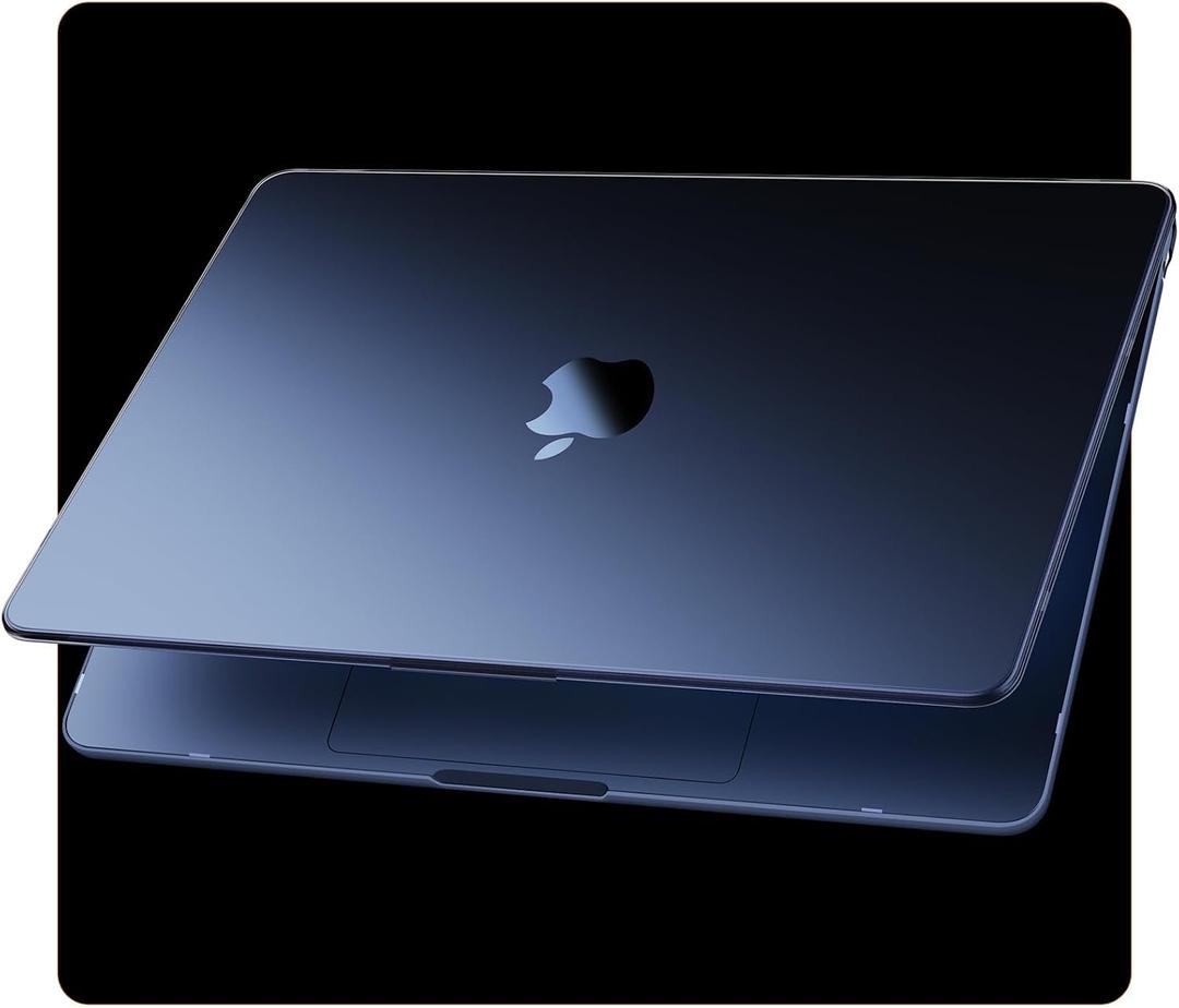 Soonjet Matte Case for MacBook Air 13/13.6-inch (M5/M4/M3/M2, 20222026 A3449 A3240 A3113 A2681), Lightweight | Scratch & Fingerprint Resistant | Closes Seamlessly | Ideal for Work, Travel & Study
