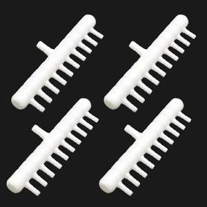 Rake-shaped hose joint air discharge diverter, Plastic Barb Hose Fitting Connector, 10-Way Outlet Air Line Pump Tubing Splitter Water Flow Divider, for Aquarium Garden Agricultural Irrigation4Pcs