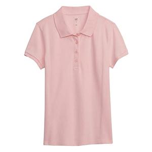 GAP Girls Uniform Polo Shirt, Light Shell Pink, X-Large US