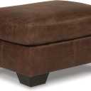 Signature Design by Ashley Bladen Modern Rectangular Ottoman, Dark Brown