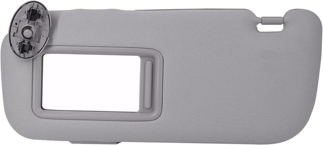 CULMKARI Driver Side Sun Visor Fits for 2007-2013 Toyota Corolla Front Left Sun Protection Shade Gray Replace Number 74320-02711-E0