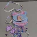 Toddler Purse Gifts for Girls, Little Girl Gifts Princess Dress Up Jewelry Mermaid Toys Mini Mouse Ears Birthday Gifts for Girls 3-8 Year old (C, Mermaid Purple)