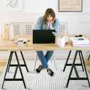 Office Chair Mat for Hardwood Floor, 60"x45" Easy Glide Computer Desk Mat Protector for Rolling Chair Under Desk Rug Nonslip Backing, Machine Wash, (Modern)