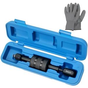 ReluxGO Diesel Injector Puller Tool with Slide Hammer, Common Rail Injector Remover w/ M8, M12, M14 Thread Adapter