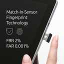 Kensington VeriMark Gen2 USB-A Fingerprint Key Reader - Windows Hello & Windows Hello for Business, Tap and Go, Anti-Spoofing (K64704WW)