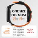 Performance Band Compatible with Apple Watch Ultra Band 49mm 46mm 45mm 44mm 42mm, Gorpcore Design Sport Loop Strap for iWatch 49mm(Ultra 3/2/1),46mm(11/10),45mm(9/8/7),44mm(SE3/SE2/SE/6/5/4),42mm(3/2/1)