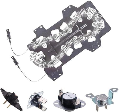 Dryer Heating Element fits for Samsung DV42H5200EF/A3-0000 DV400EWHDWR/AA-0001 DV419AEW/XAA-0000 DV45H7000EP/A3 Etc, DC47-00019A