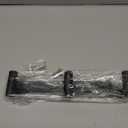 VAEHOLD Black Hat and Coat Wall Mount Rack - 3 Hooks for Robes, Bags, Keys, and Towels - Bathroom Towel Hanger Organizer (1 Pack)