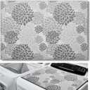Teenyyou 1 Pcs 26" x 18" Dryer Top Protector Mat, Washer and Dryer Topper, Non Slip Waterproof Machine Cover Dust Proof Quick Drying Topper Pad for Laundry and Kitchen (Bloom)