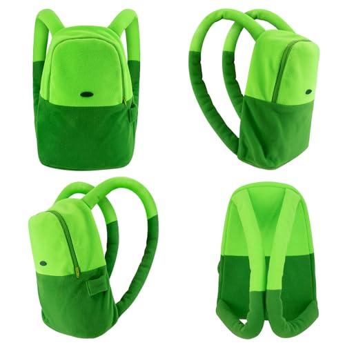 DAZCOS Green Medium Backpack Unisex Cosplay Costume Accessories Bag for Adult Everday Use Party (Green)