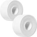 2 Pack Caulk Strip, 1.5" x 10.5Ft PVC Self Adhesive Caulk Tape, Sealing Waterproof Silicone Tape for Bathroom Bathtub Kitchen Toilet Wall Windows