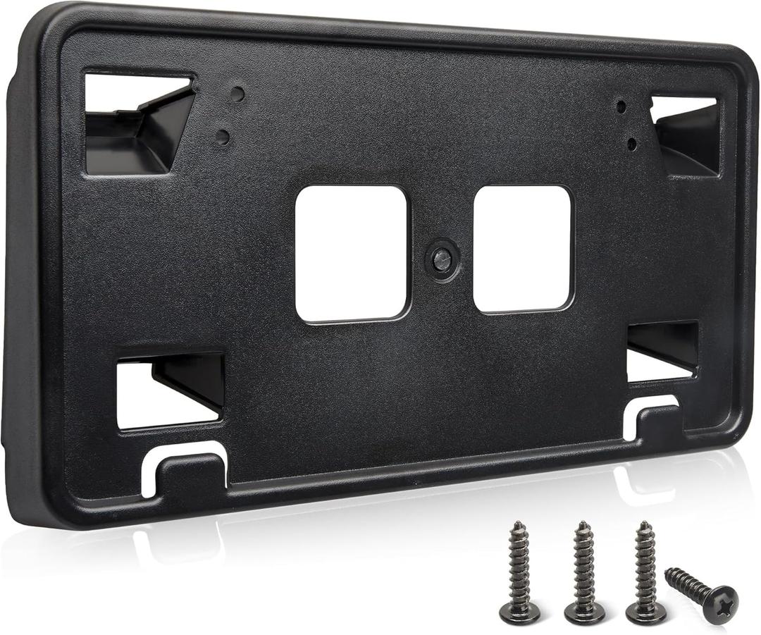 RED WOLF ML3Z-17A385-AB Front License Plate Bracket for 2021-2023 Ford F150 3.3L 5.0L Replace OE FO1068185 Install Front Bumper License Plate Holder