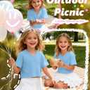 Girl Toddler Crop Tops | Short Sleeve T Shirts, Summer Basic Tees, V Neck, Casual, Comfy, Cropped, Solid Color, Cute,for Kids 18M-5T, School