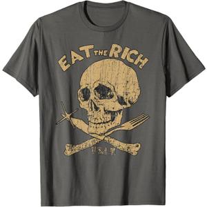 Vintage Eat The Rich 1978 Skull T-Shirt