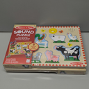 Melissa & Doug Farm Animals Sound Puzzle - Wooden Peg Puzzle with Sound Effects (8 pcs) Pack of 2