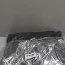 Runcati Men's Long Trench Coat Single Breasted Lapel Overcoat Casual Fall Winter Warm Pea coat (Medium, Black)