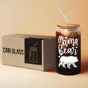Gifts for Mom from Daughter, Son - Mothers Day Gifts for Mom, Mama - Birthday, Mother's Day, Christmas Gift Ideas for Moms - Gift for New Moms, Mothers from Kids - 16 Oz Can Glass