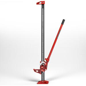 Big RED 60" Ratcheting Off-Road Farm Jack  Heavy-Duty 3-Ton (6,000 lb) Capacity for Tractors, Trucks, SUVs  Utility & Recovery Tool