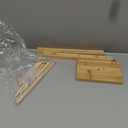 Christmas Tree Ornament Stand Holder with Arms Wooden Christmas Ornament Hanger Christmas Display Stand for Counter Top Ornament Display Desktop Xmas Tree Holiday Party (27.56 Inches)