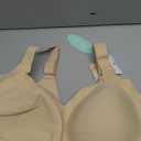 Jelly Bras for Women No Underwire Wireless Bra with Support and Lift Full Coverage Plus Size Comfy Seamless Bra (4X-Large, Nude)