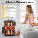 Shiatsu Back Massager with Heat: Upper & Lower Full Back Massager for Chair